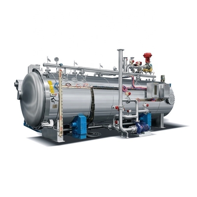 Esterilización física Autoclave horizontal de alimentos Esterilización por vapor Máquina de retroceso de cocina 1KW