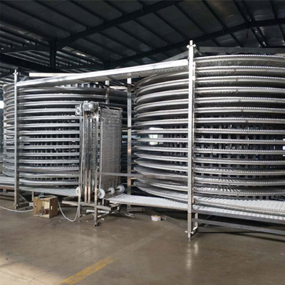 Industrial IQF Máquina de congelación rápida de vegetales fácil de operar con una sola tecla