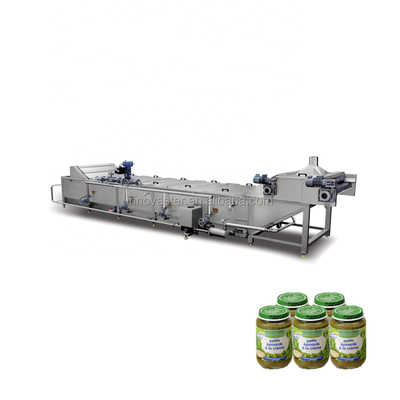 Pasteurizador/Túnel de la máquina para la pasteurzación Tiempo de 6-50 min de la clase de latas de pepinos
