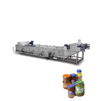 Pasteurizador/Túnel de la máquina para la pasteurzación Tiempo de 6-50 min de la clase de latas de pepinos