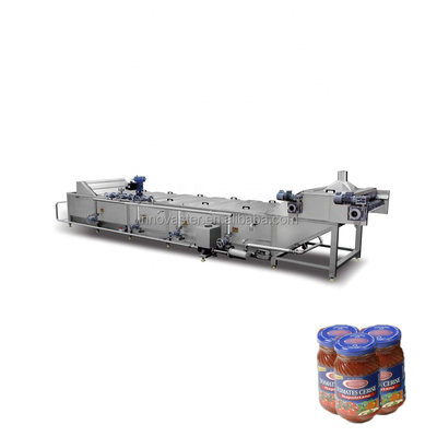 Pasteurizador/Túnel de la máquina para la pasteurzación Tiempo de 6-50 min de la clase de latas de pepinos