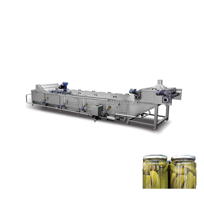 Pasteurizador/Túnel de la máquina para la pasteurzación Tiempo de 6-50 min de la clase de latas de pepinos