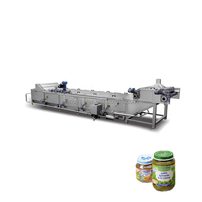 Pasteurizador/Túnel de la máquina para la pasteurzación Tiempo de 6-50 min de la clase de latas de pepinos