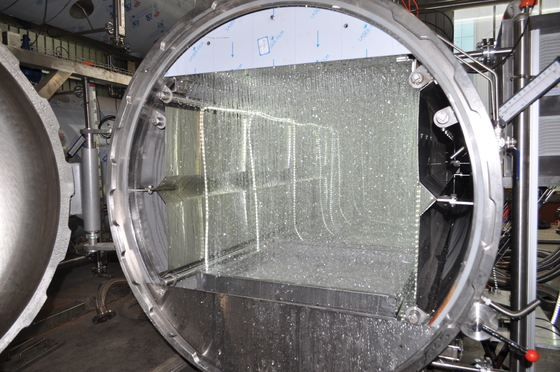 Esterilizador de máquina de retorte de agua en cascada de vapor de 3P para la industria de procesamiento de alimentos