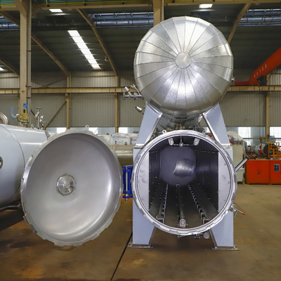 Máquina de autoclave de esterilización de retorte de vapor directo para alimentos enlatados de tecnología avanzada