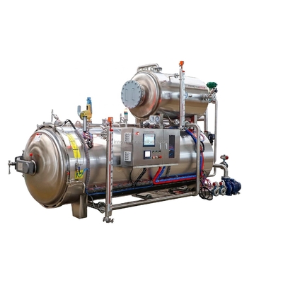 Fácil de operar máquina de repetición de vapor para calentar agua con spray para comidas listas para comer