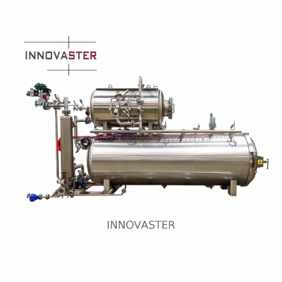 Fácil de operar máquina de repetición de vapor para calentar agua con spray para comidas listas para comer