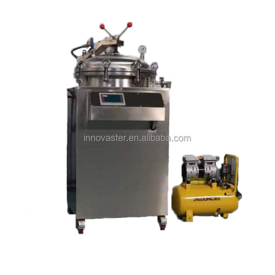90 KG Retorte de esterilización de inmersión en agua vertical pequeña para RTE Food Diseño duradero