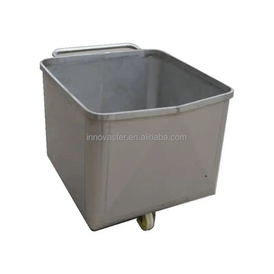 Carritos de transferencia de acero inoxidable 304 para la transferencia rápida y giratoria de materiales alimenticios