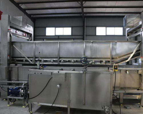 Máquina de blanqueo y precocción industrial automática y fácil de usar para su negocio