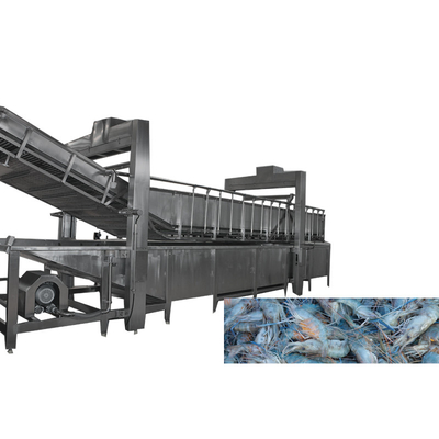 Máquina de descongelamiento de productos de pescado IQF con voltaje personalizado e inmersión automática en agua