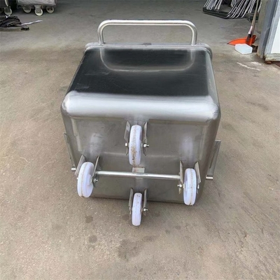 304 de acero inoxidable carro de carne de pollo de cordero para el transporte de carne duradera