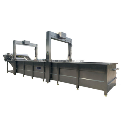 Máquina de descongelación automática de velocidad ajustable para descongelar rápidamente el camarón de pescado y carne de IQF